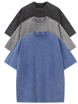MASON – Avslappnat bomullsset med oversized t-shirts – 3-pack
