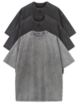 MASON – Avslappnat bomullsset med oversized t-shirts – 3-pack