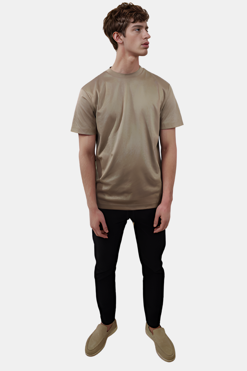 T-shirt i Desert Taupe