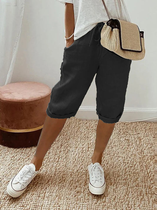 Martha™ | Bequeme Shorts mit Umschlagsaum